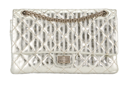 Reissue 2.55 Striped 226 Flap,Calfskin,Metallic,12284009(2008-09),DB/AC,2*